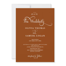 Elegante Kalligrafie Moderne Hochzeit