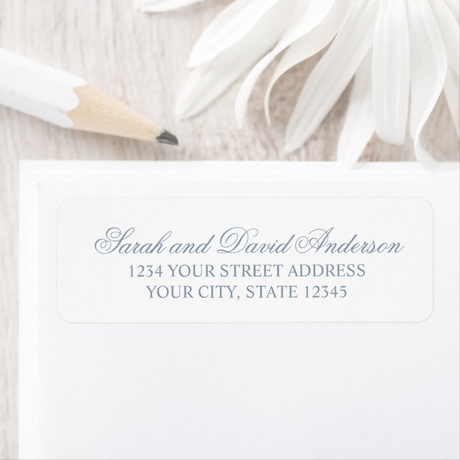 Elegante Kalligrafie Moderne Typografie Dusty Blue (Insitu)