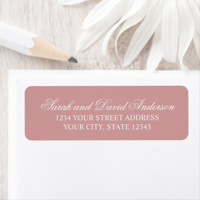 Elegante Kalligrafie Moderne Typografie Dusty Pink (Insitu)
