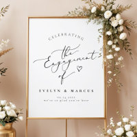 Elegante Kalligrafie-Schrift Hochzeitsankündigung