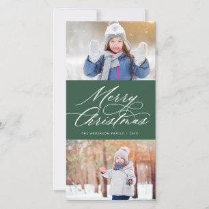 Elegante Kalligrafie Script Frohe Weihnachten 2 Fo