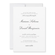 Elegante Kalligrafie Script Schwarz-Weiß-Hochzeit