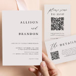 Elegante Kalligrafie Simple Wedding Einladung<br><div class="desc">Elegante Kalligrafie Einladungen zur Hochzeit</div>