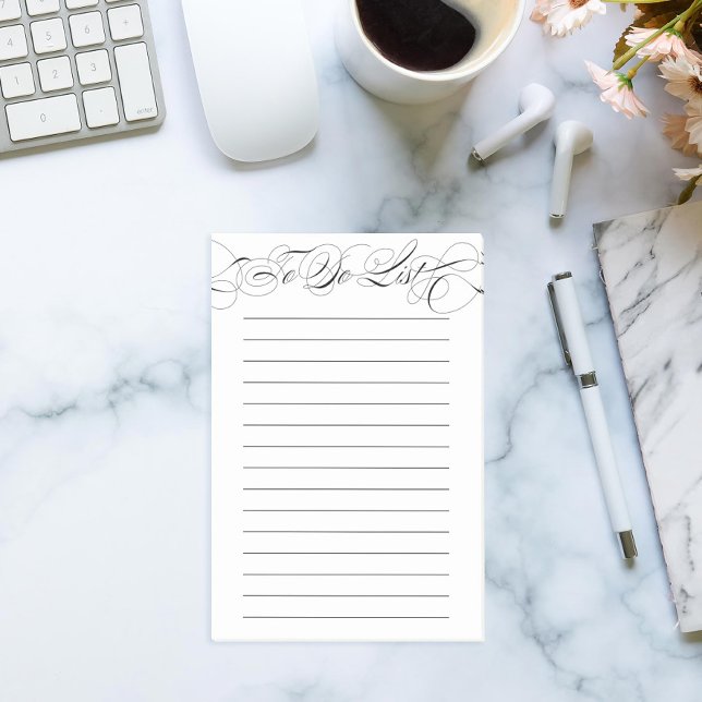 Elegante Kalligrafie zu erledigen Post-it Klebezettel (Von Creator hochgeladen)