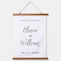 Elegante Kalligraphie Script Wedding Willkommen