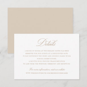 Elegante kalligraphische Skriptneutrale Hochzeitde Einladung