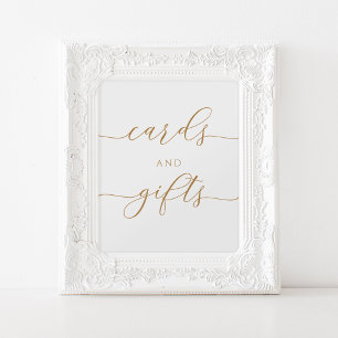 Elegante Karten und Geschenke-Schildkröte Poster