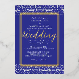 Elegante katholische Einladung zur Hochzeit