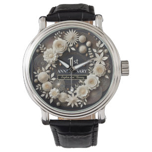 Elegante Keepake für den ersten Jahrestag Armbanduhr