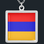 Elegante Kette mit Flagge Armeniens Versilberte Kette<br><div class="desc">Fügen Sie Ihrer Schmuckkollektion eine Touch armenischen Stolzes mit unserer exklusiven Halskette mit der armenischen Flagge hinzu! Diese Halskette, die mit viel Liebe zum Detail gestaltet wurde, ist mehr als nur ein Accessoire; sie ist eine Feier des reichen armenischen Erbes und kulturellen Stolzes. Der elegante Anhänger zeigt die lebendige armenische...</div>