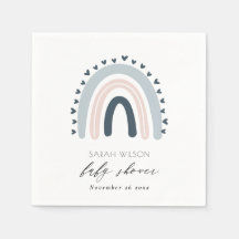 ELEGANTE KINDER BLAUE BLUSH RAINBOW HERZ BABY DUSC
