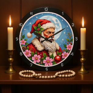 Elegante Kirche Santa Maria delle Grazie Große Wanduhr