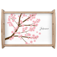 Elegante Kirschblüten Sakura Handschrift Niedlich