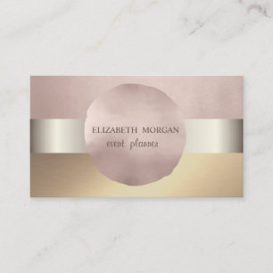 Elegante Klassik modern,Imitate Gold,Rose Gold Visitenkarte