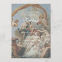 Elegante klassische alte Malerei Hochzeit