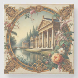 Elegante klassische Ästhetik - Zeitlose Schönheit  Steinuntersetzer