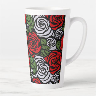 Elegante klassische Floral Trendy Chic Stilvolle R Milchtasse