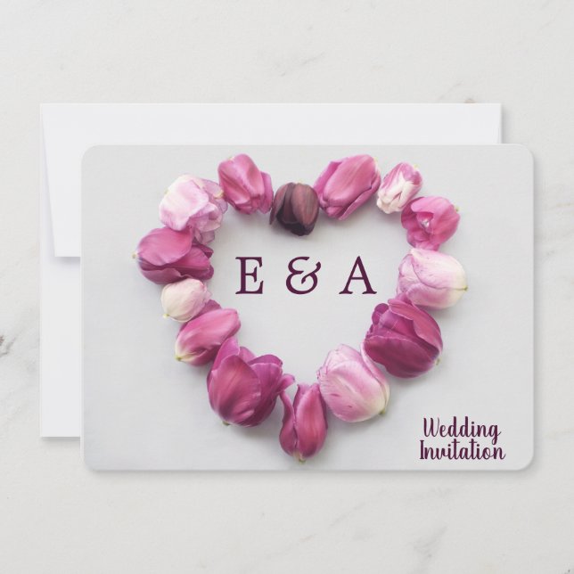Elegante klassische Hochzeit der modernen Blume (Vorderseite)