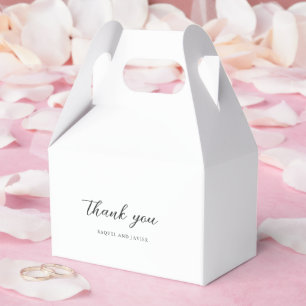 Elegante klassische Hochzeit Geschenkschachtel