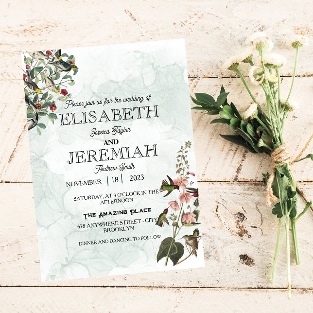 elegante klassische, luxuriöse Hochzeit mit weißem Einladung (Von Creator hochgeladen)