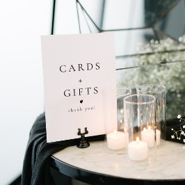 Elegante Klassische Minimalistische Karten und Ges Poster