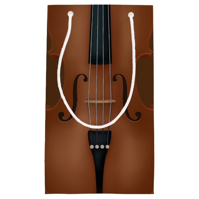 Elegante klassische Musik mit Cello Kleine Geschenktüte (Vorderseite)