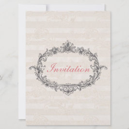 Elegante klassische Personalisierte Hochzeitseinla Einladung