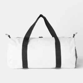 Elegante klassische Weiße Leinwand - Reise und Spo Duffle Bag