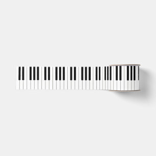 Elegante Klaviertastatur Musikalische Besetzung Ripsband