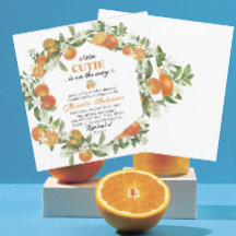 Elegante kleine Süsse Citrus Orange WasserEinladun