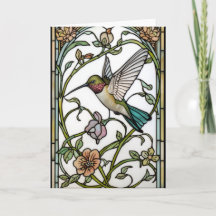 Elegante Kolibri-Kunst botanisch Boho Chic