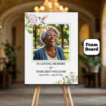 Elegante Kolibris Blumenfoto Trauerfeier