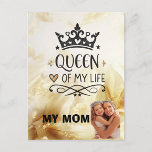 Elegante Königin meines Lebens - meine Mutter Postkarte