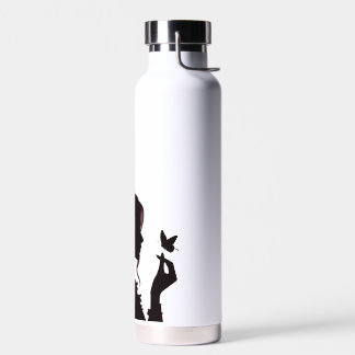 Elegante Königin-Silhouette Edelstahl-Wasserflasch Trinkflasche
