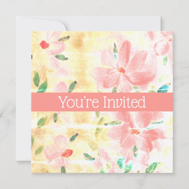 Elegante Korallen und Rosa (Vorderseite)