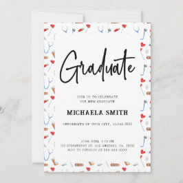 Elegante Krankenpflege Uni Einladung