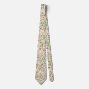 Elegante Krawatte mit Blumenmuster im klassischen