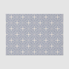Elegante Kreise auf blauem Seidenpapier