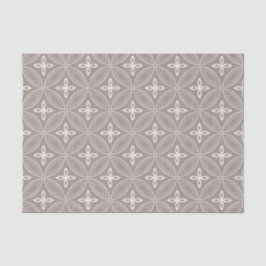 Elegante Kreise auf warmem grauem Seidenpapier