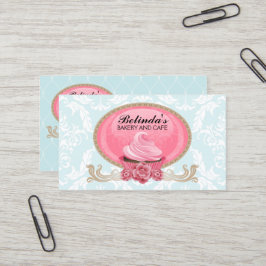 Elegante Kuchen-Bäckerei-Gewohnheit Visitenkarte