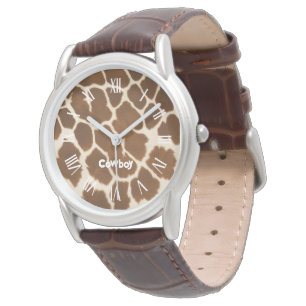 Elegante Kuh Imitate Leather Popular Collection Armbanduhr