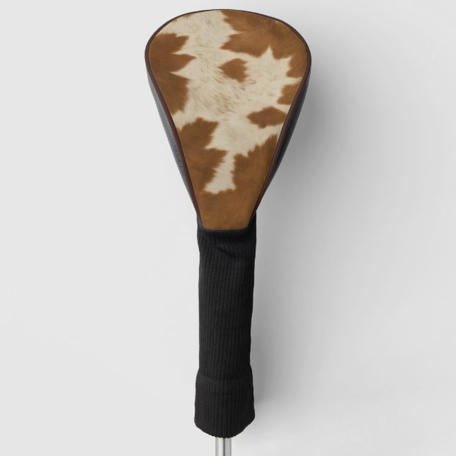 Elegante Kuh Imitate Leather Trendy Collection Golf Headcover (Vorderseite)