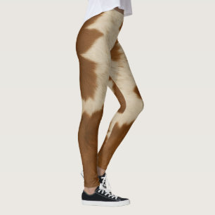 Elegante Kuh Imitate Leather Trendy Collection Leggings