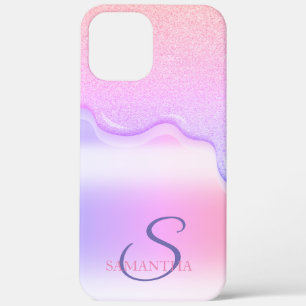 Elegante kühle Ombre Glitter Tropfen Case-Mate iPhone Hülle