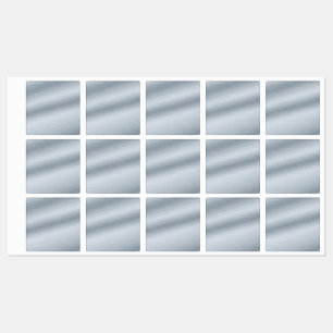 Elegante, kundenspezifische Silber-Imitate aus geb Etiketten