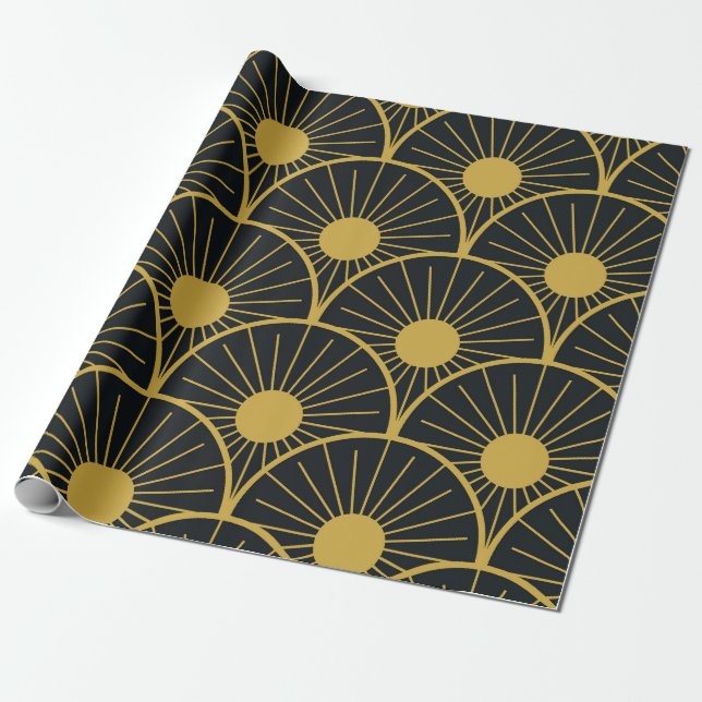 Elegante Kunst, Dichtung und Musik Geschenkpapier (Ungerollt)