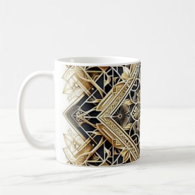 Elegante Kunst, Dichtung und Musik Tasse (Links)