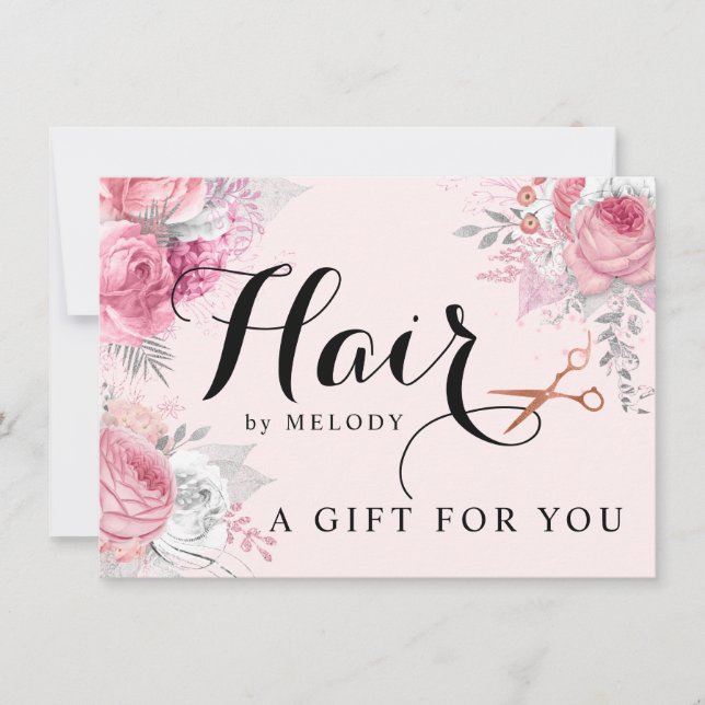 Elegante Kupferschere aus Rose (Vorderseite)