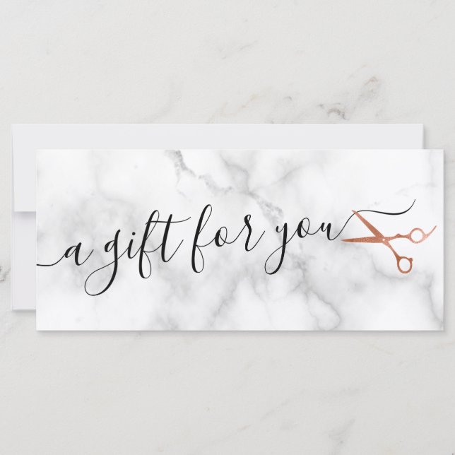 Elegante Kupferschere aus Rose (Vorderseite)