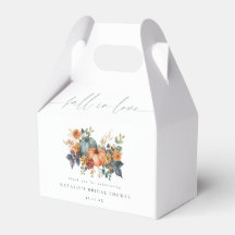 Elegante Kürbis-Herbst-Hochzeitsdusche